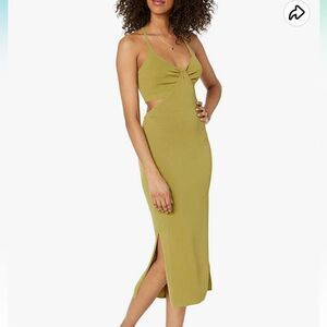 The Drop Women's Zuri Fitted Cut-Out Maxi Sweater Dress size M